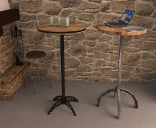 Table haute ou mange debout Table haute ou mange debout - Design industriel