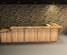 Grand comptoir Bar pro design industriel Grand comptoir Bar pro design industriel