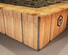 Grand comptoir Bar pro design industriel Grand comptoir Bar pro design industriel