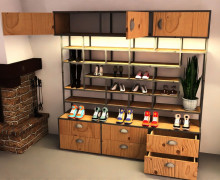 Étagère selon vos mesures et choix Mise en scène Etagères professionnelles