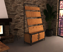 Présentoir professionnel design industriel